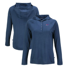 Buffalo Bills Cutter & Buck Women's Coastline Epic Comfort Eco Recycled Raglan Pullover Hoodie - Navy outlet