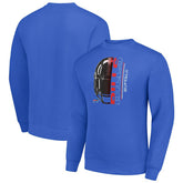 Buffalo Bills Starter Half Helmet Team Graphic Tri-Blend Fleece Pullover Sweatshirt - Royal discount