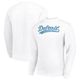 Detroit Lions Starter Tailsweep Team Graphic Tri-Blend Fleece Pullover Sweatshirt - White online