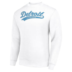 Detroit Lions Starter Tailsweep Team Graphic Tri-Blend Fleece Pullover Sweatshirt - White online