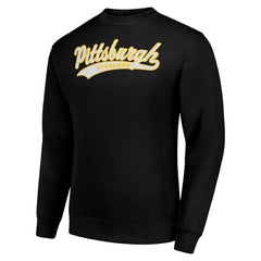 Pittsburgh Steelers Starter Tailsweep Team Graphic Tri-Blend Fleece Pullover Sweatshirt - Black cheap