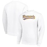 Minnesota Vikings Starter Tailsweep Team Graphic Tri-Blend Fleece Pullover Sweatshirt - White outlet