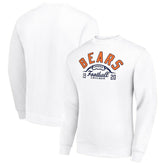 Chicago Bears Starter Half Ball Team Graphic Tri-Blend Fleece Pullover Sweatshirt - White outlet