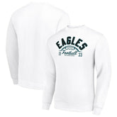 Philadelphia Eagles Starter Half Ball Team Graphic Tri-Blend Fleece Pullover Sweatshirt - White on sale