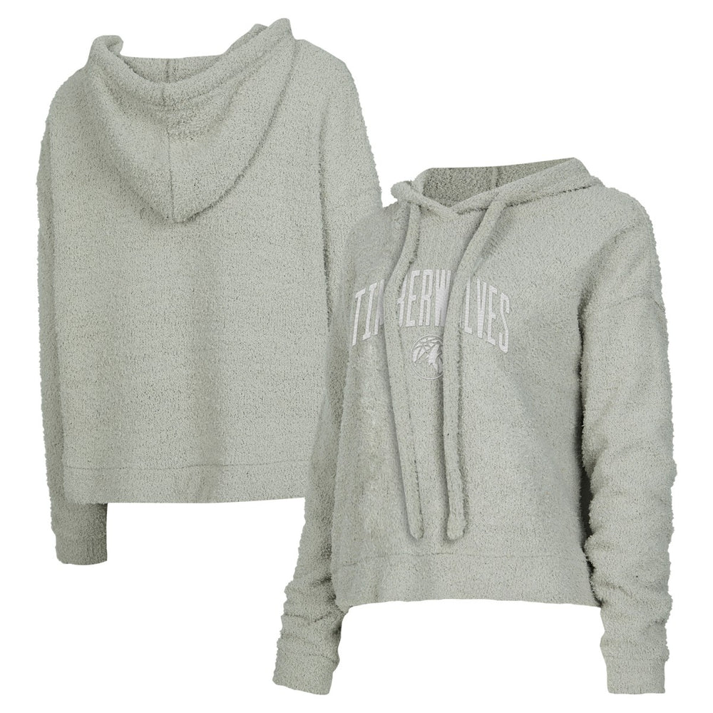 Minnesota Timberwolves Concepts Sport Women's Ventura Comfy Pullover Hoodie - Gray for sale