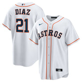 Yainer Diaz Houston Astros Home Replica Jersey - White | Nike