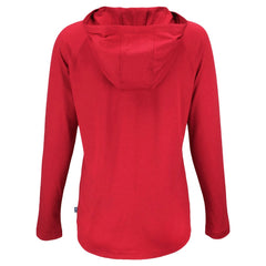 Minnesota Twins Cutter & Buck Women's Coastline Epic Comfort Eco Recycled Hoodie Raglan Long Sleeve T-Shirt - Red