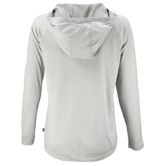 Pittsburgh Pirates Cutter & Buck Women's Cooperstown Collection Coastline Epic Comfort Eco Recycled Hoodie Raglan Long Sleeve T-Shirt - Gray