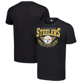 Pittsburgh Steelers Starter 80s Inspired Team Logo T-Shirt - Black sale