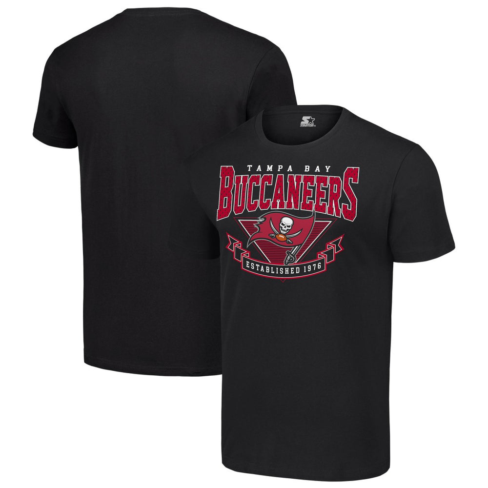 Tampa Bay Buccaneers Starter 80s Inspired Team Logo T-Shirt - Black discount