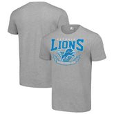 Detroit Lions Starter 80s Inspired Team Logo T-Shirt - Heather Gray discount