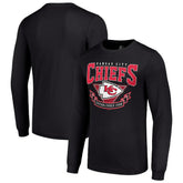 Kansas City Chiefs Starter '80s Inspired Team Logo Long Sleeve T-Shirt - Black discount