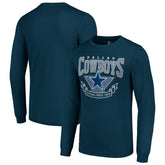 Dallas Cowboys Starter '80s Inspired Team Logo Long Sleeve T-Shirt - Navy outlet