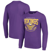 Minnesota Vikings Starter '80s Inspired Team Logo Long Sleeve T-Shirt - Purple outlet