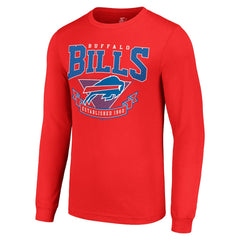 Buffalo Bills Starter '80s Inspired Team Logo Long Sleeve T-Shirt - Red outlet