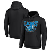 Detroit Lions Starter ‘80s Inspired Pullover Hoodie - Black outlet