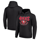 San Francisco 49ers Starter ‘80s Inspired Pullover Hoodie - Black for sale