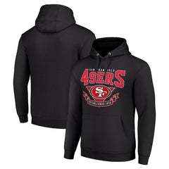 San Francisco 49ers Starter ‘80s Inspired Pullover Hoodie - Black for sale