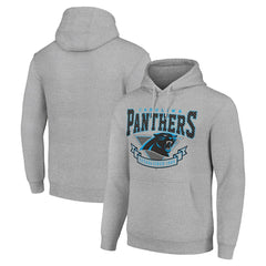 Carolina Panthers Starter ‘80s Inspired Pullover Hoodie - Heather Gray for sale