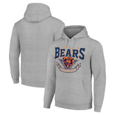 Chicago Bears Starter ‘80s Inspired Pullover Hoodie - Heather Gray discount