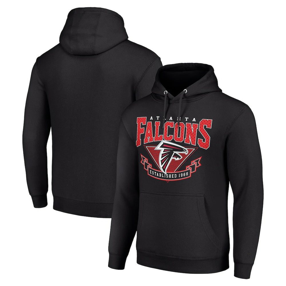 Atlanta Falcons Starter ‘80s Inspired Pullover Hoodie - Black discount