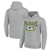 Green Bay Packers Starter ‘80s Inspired Pullover Hoodie - Heather Gray online