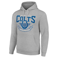 Indianapolis Colts Starter ‘80s Inspired Pullover Hoodie - Heather Gray discount