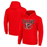 Atlanta Falcons Starter ‘80s Inspired Pullover Hoodie - Red for sale