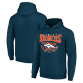 Denver Broncos Starter ‘80s Inspired Pullover Hoodie - Navy discount
