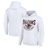 Atlanta Falcons Starter ‘80s Inspired Pullover Hoodie - White cheap