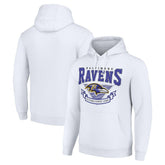 Baltimore Ravens Starter ‘80s Inspired Pullover Hoodie - White sale