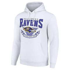 Baltimore Ravens Starter ‘80s Inspired Pullover Hoodie - White sale
