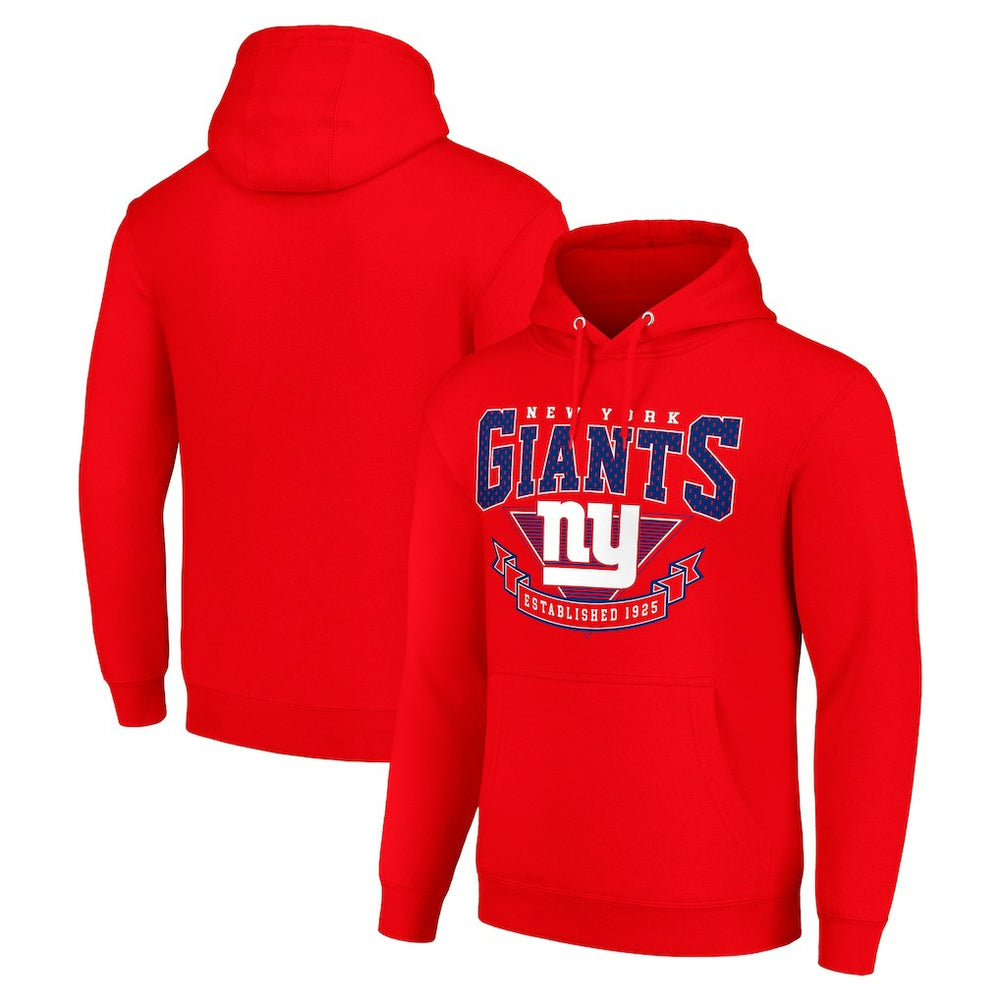 New York Giants Starter ‘80s Inspired Pullover Hoodie - Red outlet