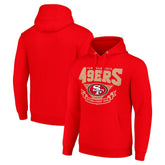 San Francisco 49ers Starter ‘80s Inspired Pullover Hoodie - Scarlet outlet