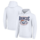 Denver Broncos Starter ‘80s Inspired Pullover Hoodie - White outlet