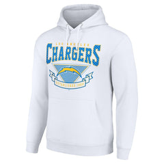 Los Angeles Chargers Starter ‘80s Inspired Pullover Hoodie - White for sale