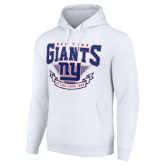 New York Giants Starter ‘80s Inspired Pullover Hoodie - White for sale