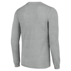 Detroit Lions Starter Player X Logo Graphic Long Sleeve T-Shirt - Heather Gray cheap