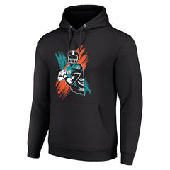 Miami Dolphins Starter Player X Fleece Pullover Hoodie - Black sale