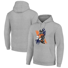 Chicago Bears Starter Player X Fleece Pullover Hoodie - Heather Gray cheap