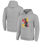 Kansas City Chiefs Starter Player X Fleece Pullover Hoodie - Heather Gray discount