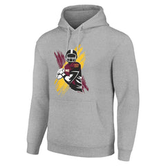 Washington Commanders Starter Player X Fleece Pullover Hoodie - Heather Gray for sale