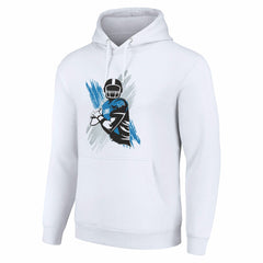 Detroit Lions Starter Player X Fleece Pullover Hoodie - White outlet