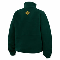 Green Bay Packers WEAR by Erin Andrews Women's Polar Fleece Half-Zip Jacket - Green cheap