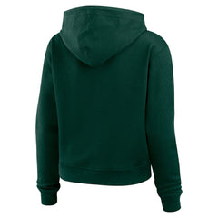 Green Bay Packers WEAR by Erin Andrews Women's Waffle Hoodie Pullover Top - Green on sale