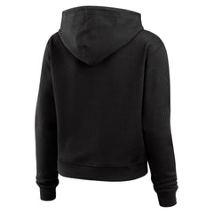Las Vegas Raiders WEAR by Erin Andrews Women's Waffle Hoodie Pullover Top - Black cheap