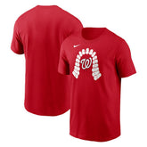 Washington Nationals Local Home Town T-Shirt - Red | Nike
