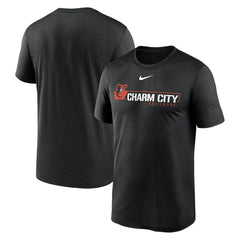 Baltimore Orioles Local Home Town T-Shirt - Black | Nike
