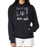 Sacramento Kings G-III 4Her by Carl Banks Women's Team Collage Graphic Fleece Pullover Hoodie - Black discount