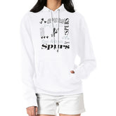 San Antonio Spurs G-III 4Her by Carl Banks Women's Team Collage Graphic Fleece Pullover Hoodie - White sale